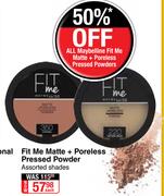 Maybelline Fit Me Matte + Poreless Pressed Powder Assorted Shades-Each