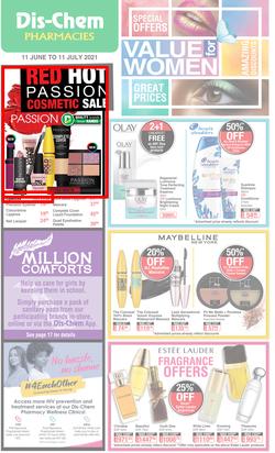 Dis-Chem : Value For Women (11 June - 11 July 2021), page 1