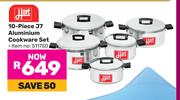 Hart10-Piece J7 Aluminium Cookware Set
