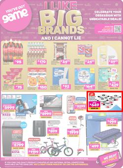 Game : Big Brands (25 February - 24 March 2025), page 1