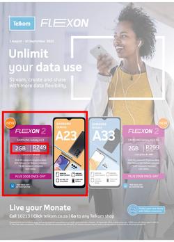 Telkom : Unlimit Your Data Use (1 August - 30 September 2022), page 1