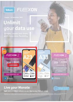 Telkom : Unlimit Your Data Use (1 August - 30 September 2022), page 1