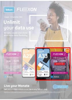 Telkom : Unlimit Your Data Use (1 August - 30 September 2022), page 1