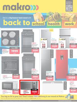 Makro : Appliances (30 December - 31 January 2025), page 1