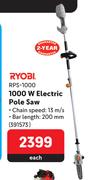 Ryobi 1000W Electric Pole Saw RPS-1000