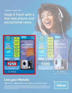 Telkom : Specials (1 February - 31 March 2022), page 1