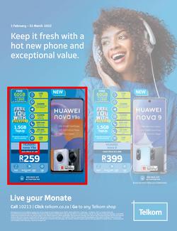 Telkom : Specials (1 February - 31 March 2022), page 1