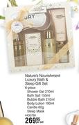 Nature's Nourishment Luxury Bath & Sleep Gift Set 6 Piece-Per Set