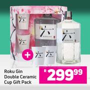 Roku Gin Double Ceramic Cup Gift Pack