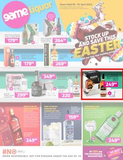 Game Liquor : Stock Up And Save This Easter (06 April - 19 April 2022), page 1