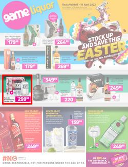 Game Liquor : Stock Up And Save This Easter (06 April - 19 April 2022), page 1