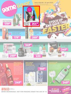 Game Liquor : Stock Up And Save This Easter (06 April - 19 April 2022), page 1
