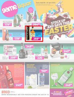 Game Liquor : Stock Up And Save This Easter (06 April - 19 April 2022), page 1