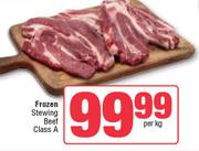 Frozen Stewing Beef (Class A)-Per Kg