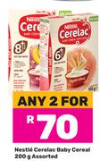 Nestle Cerelac Baby Cereal Assorted-For 2 x 200g