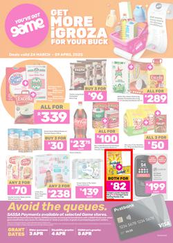 Game SASSA : Get More iGroza For Your Buck (24 March - 09 April 2025), page 1