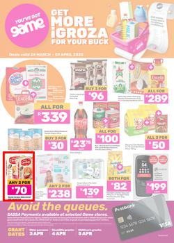 Game SASSA : Get More iGroza For Your Buck (24 March - 09 April 2025), page 1