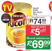 Nescafe Ricoffy (Excl. Decaf)-750g