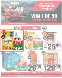 SPAR EASTERN CAPE : My Spar (25 May - 6 June 2021) Valid in Acres, Algoa Park, Aliwal North, Aspen, Burgersdorp, Cambridge, Camdeboo, Cradock, Crossways, Dagbreek, Fig tree, Fleet, Linton, page 1