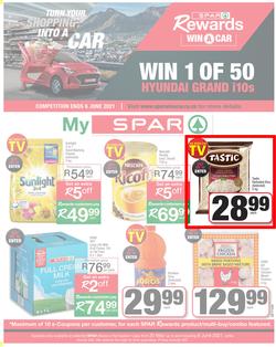 SPAR EASTERN CAPE : My Spar (25 May - 6 June 2021) Valid in Acres, Algoa Park, Aliwal North, Aspen, Burgersdorp, Cambridge, Camdeboo, Cradock, Crossways, Dagbreek, Fig tree, Fleet, Linton, page 1