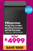 Hisense 14Kg Top Loader Washing Machine WT3K1423UB