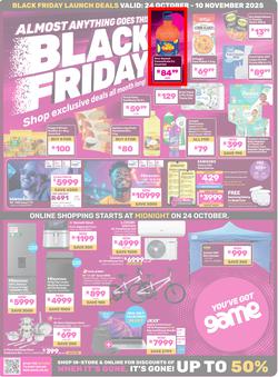 Game : Almost Anything Goes This Black Friday (24 October - 10 November 2025), page 1