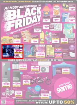 Game : Almost Anything Goes This Black Friday (24 October - 10 November 2025), page 1