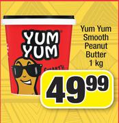 Yum Yum Smooth Peanut Butter-1kg