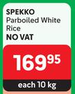 Spekko Parboiled White Rice-10Kg