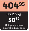 Illovo White Sugar-8 x 2.5Kg