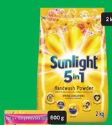 Sunlight Hand Wash Powder (All Variants)-2Kg