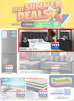Russells : Hot Summer Deals (21 October - 10 November 2024), page 1