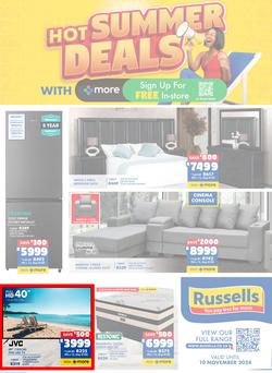 Russells : Hot Summer Deals (21 October - 10 November 2024), page 1