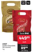Lindt Lindor Chocolate (All Variants)-1Kg Each