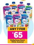 Purity Puree Pouch Assorted-For 7 x 110ml