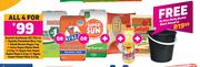 Sunfoil Sunflower Oil 750ml + Spekko Parboiled Rice 1Kg + Selati Brown Sugar 1Kg-For 4