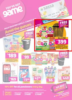 Game : Avoid The Queues SASSA Payments (02 March - 06 March 2023), page 1