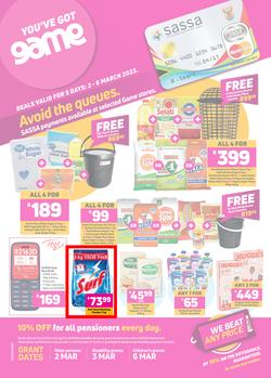 Game : Avoid The Queues SASSA Payments (02 March - 06 March 2023), page 1
