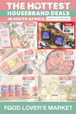 Food Lover's Market Inland : The Hottest Housebrand Deals In South Africa (23 October - 29 October 2023), page 1