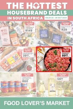 Food Lover's Market Inland : The Hottest Housebrand Deals In South Africa (23 October - 29 October 2023), page 1