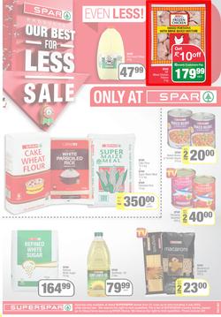 SUPERSPAR EASTERN CAPE : Our Best For Less Sale (21 June - 03 July 2022) | Valid In Butterworth, Cofimvaba, Daku, Engcobo, Georgious, Highway, Kwantu, Mdantsane, Ndu, New Brighton, Protea, page 1