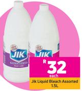 Jik Liquid Bleach Assorted 1.5L- Each