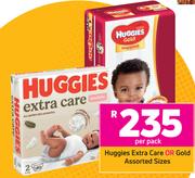 Huggies Extra Care Or Gold (Assorted Sizes)- Per Pack