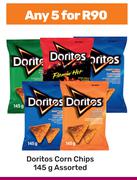 Doritos Corn Chips Assorted-For Any 5 x 145g