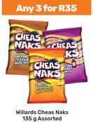Willards Cheas Naks Assorted-For Any 3 x 135g