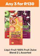 Liqui Fruit 100% Fruit Juice Blend Assorted-For Any 3 x 2L