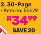 Flip File A4 Pocket File 30 Page (56679)