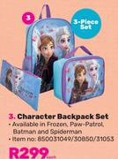 Character Backapack Set (850031049/30850/31053)-Each