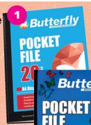 Butterfly A4 Pocket File 20 Page (680205)