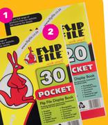Flip File A4 Pocket File 20 Page (56676)